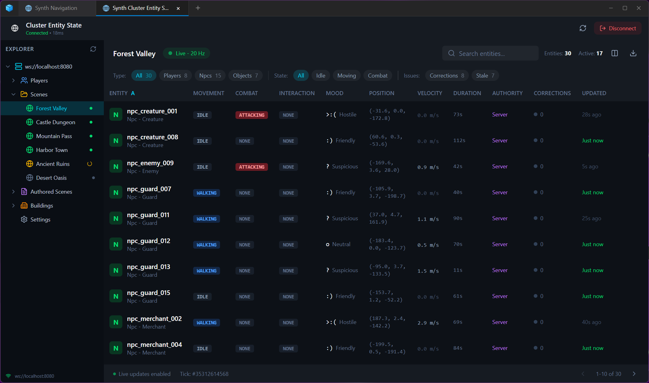 ECS Studio Screenshot